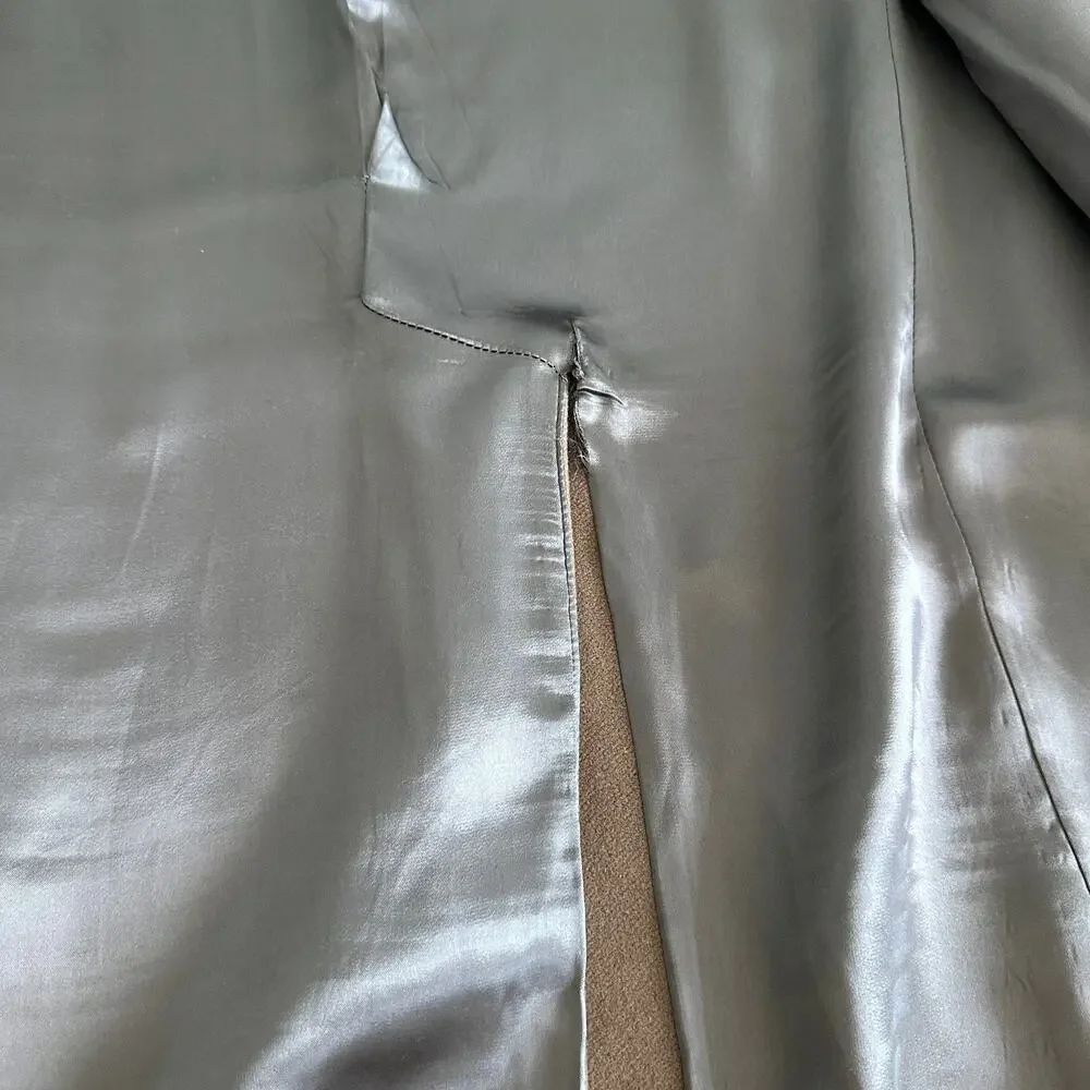 VALENTINO Vintage 1980's Wool Maxi Coat Size IT40 - Picture 14 of 16